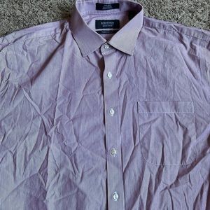 Nordstrom Mens Shop Traditional Fit Red 16 34